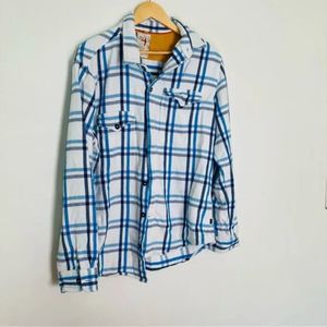 Relwen Brushed Flannel Blanket Shirt Extra Large XL EUC